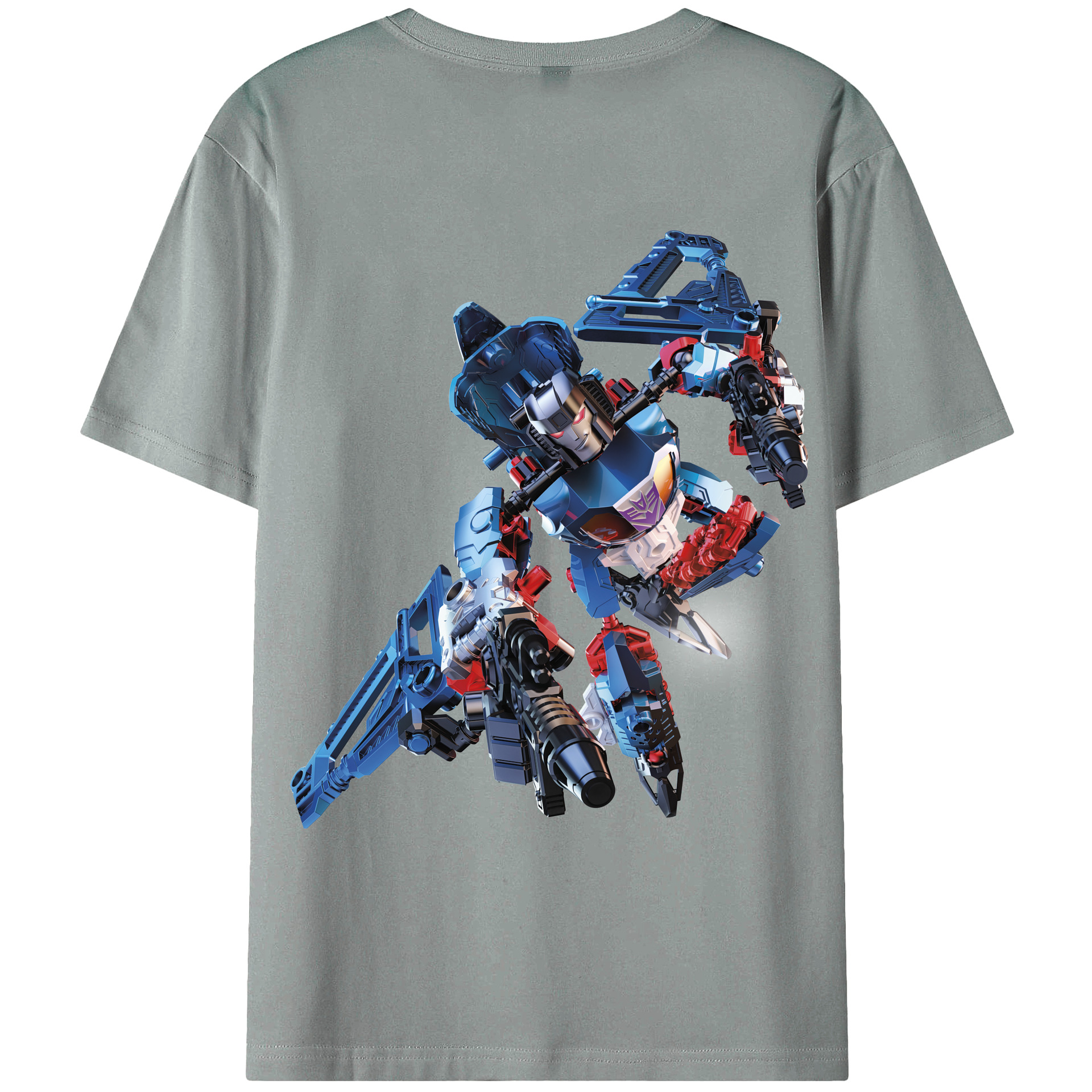 （画像用）  綿100％ メンズ半袖Tシャツ（バックプリント） 通気性